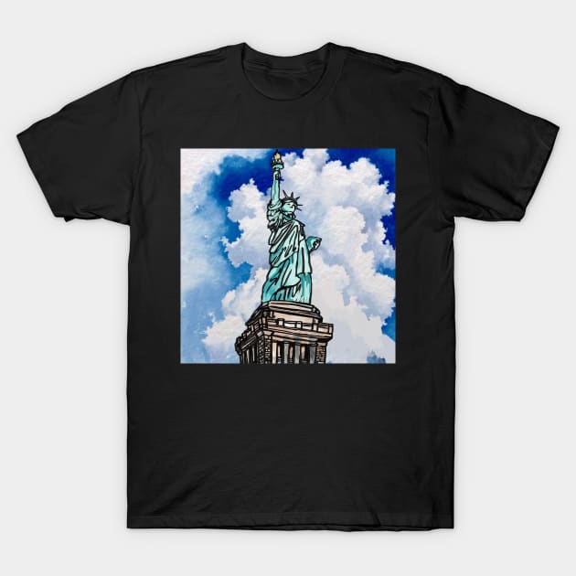 Liberty Lady T-Shirt by Art by Ergate